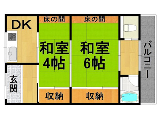 【間取り】 野口文化の間取り