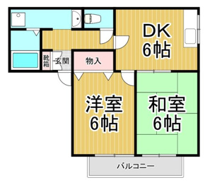 【間取り】 ウエストリバーの間取り
