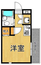 【間取り】 ロイヤルメゾン塚口8の間取り
