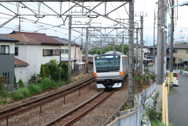 日野市の電車風景