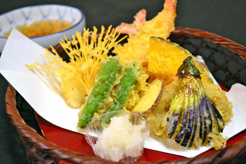 蒲田西口商店街にある天ぷらすずきのメニュー