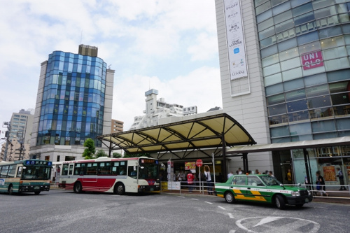 玉造駅周辺の様子