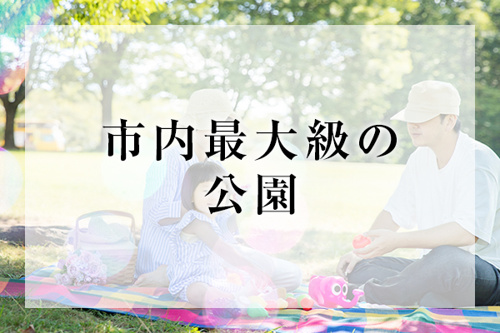 市内最大級の公園