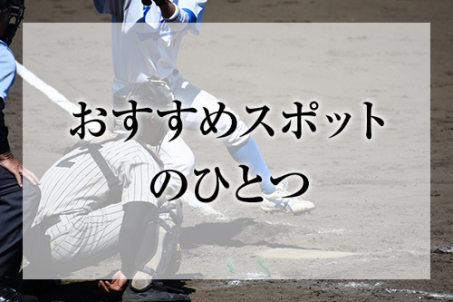 おすすめスポットのひとつ