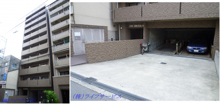 リーガル新大阪Ⅴの外観共用部