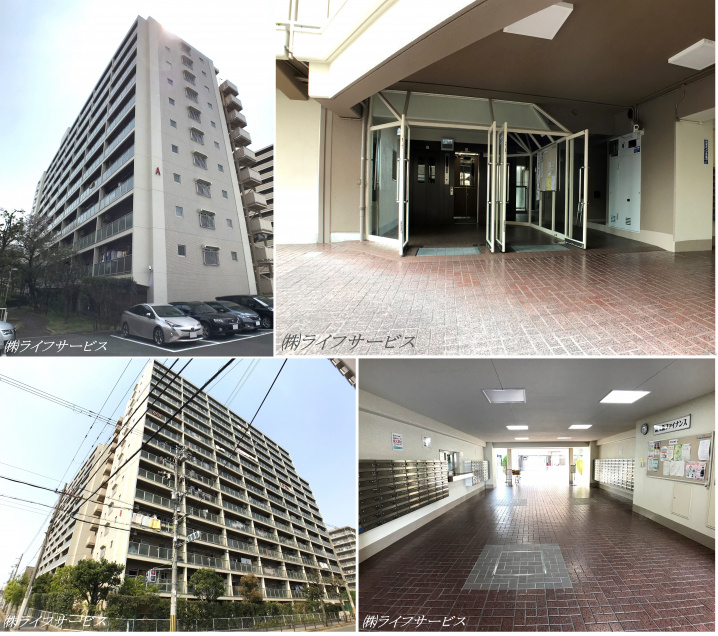 新大阪ファイナンスA・B棟の外観共用部