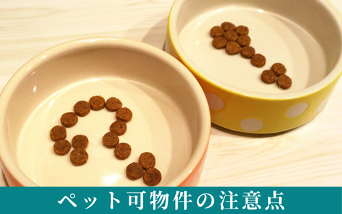 知っておきたいペット可物件の注意点