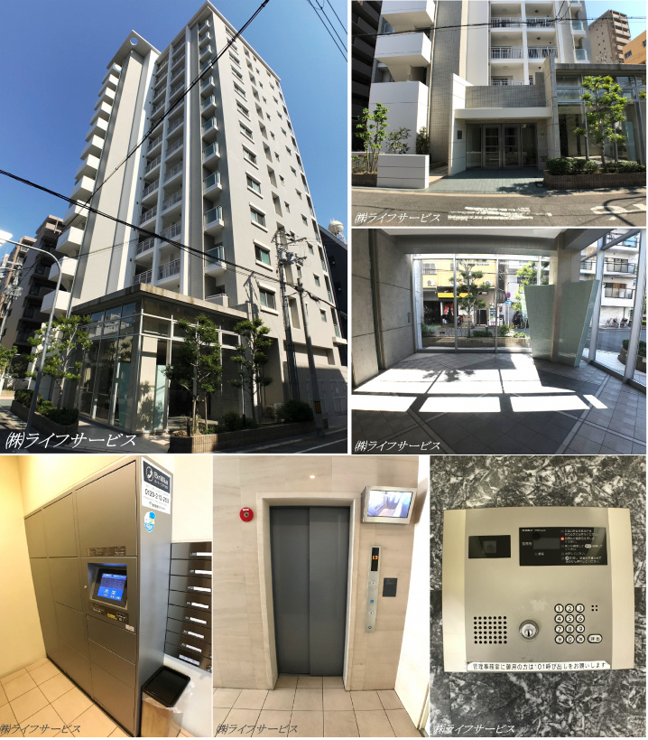 Brillia塚本の外観共用部