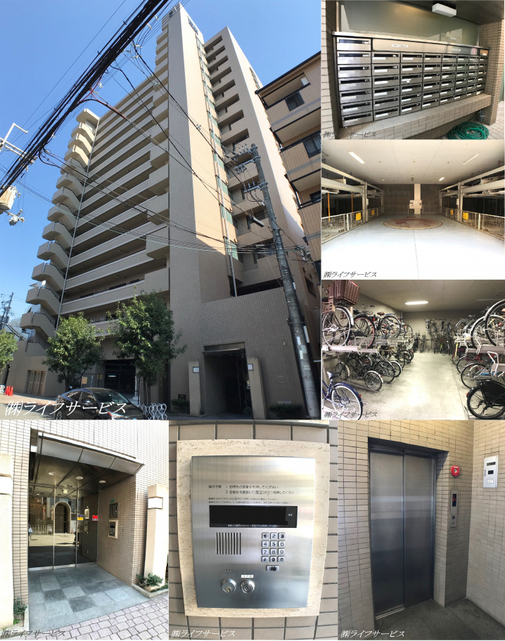 リーガルタワー塚本の外観共用部