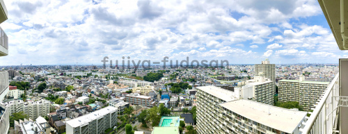 サンシティG棟24階からの眺望