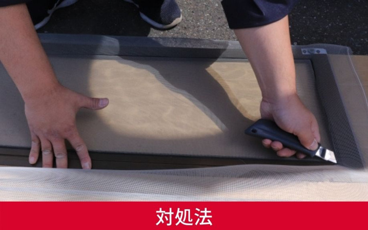 賃貸の網戸が破損した際の対処法