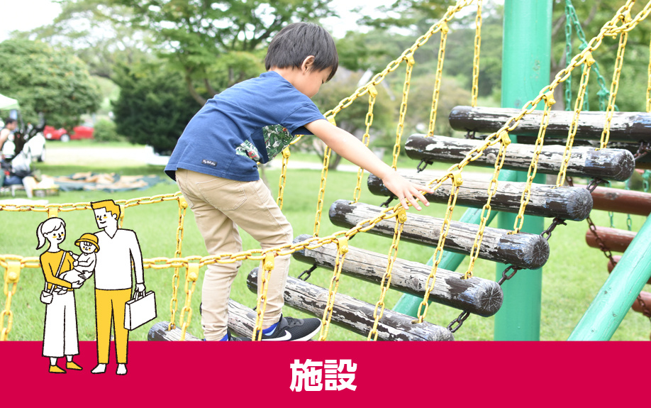 札幌市豊平区にある吉田川公園の施設