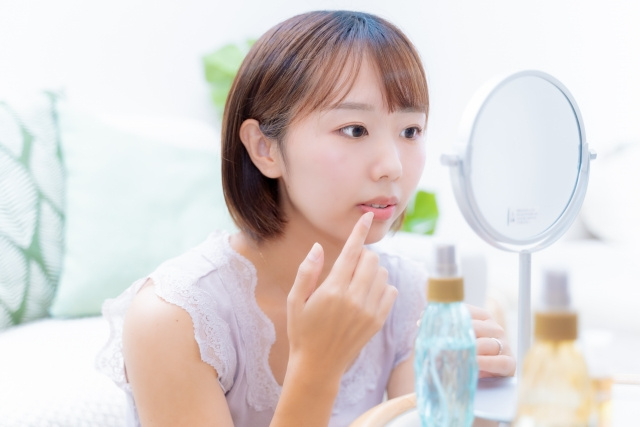 リップクリームの正しい塗り方