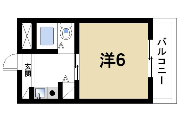 シティパレス21西大寺Part1の間取り図5