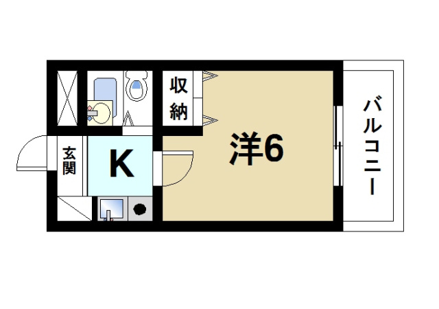 シティパレス21西大寺Part1の間取り図2