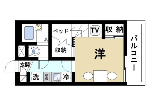 レオパレスMOAの間取り図1