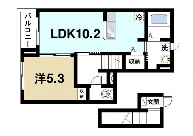 カルム ドミールの間取り図2