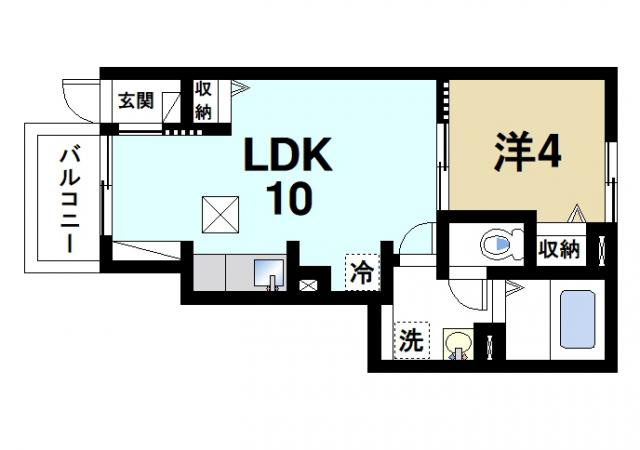 ルナ ヒルズの間取り図1
