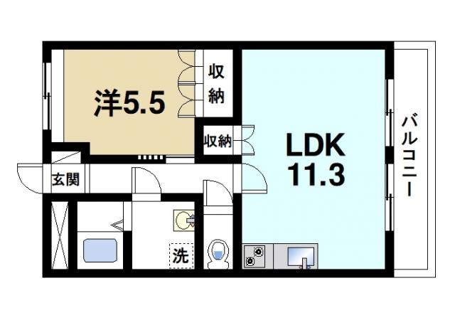 メゾン・酒屋辻の間取り図2