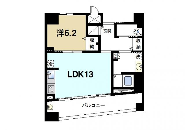 サンミット生駒 ザ・ゲートの間取り図3