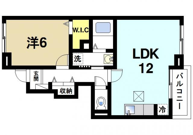ガーデンハウスMU A棟の間取り図1