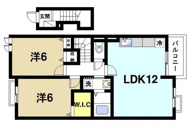 ガーデンハウスMU A棟の間取り図2