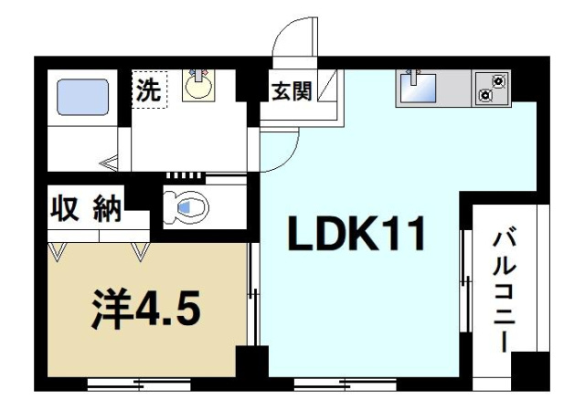 エクセレント天理の間取り図2