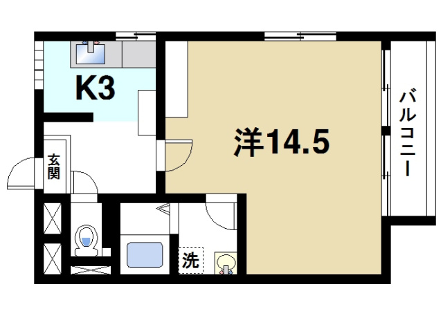 オルボス壱分の間取り図3