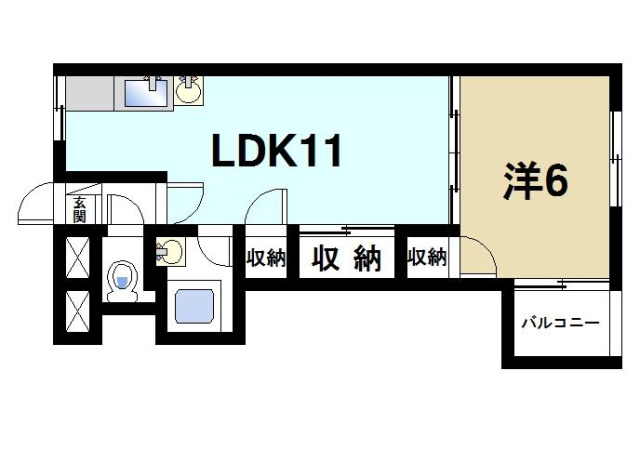 オルボス壱分の間取り図4