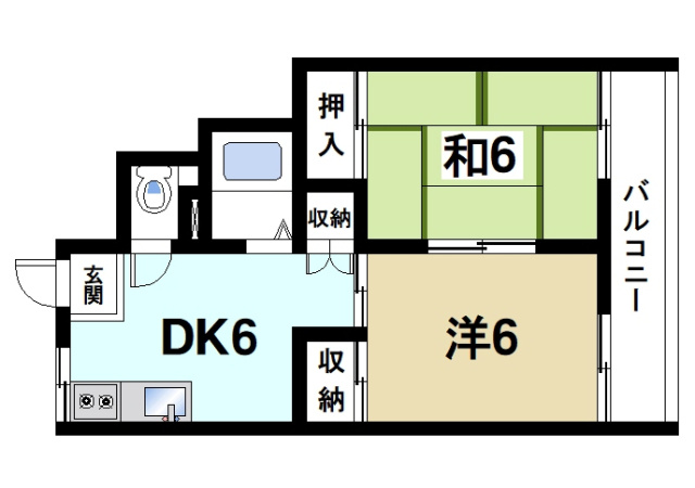 オルボス壱分の間取り図7