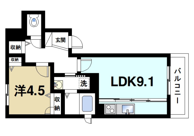 ハイグレードフィールド生駒の間取り図2