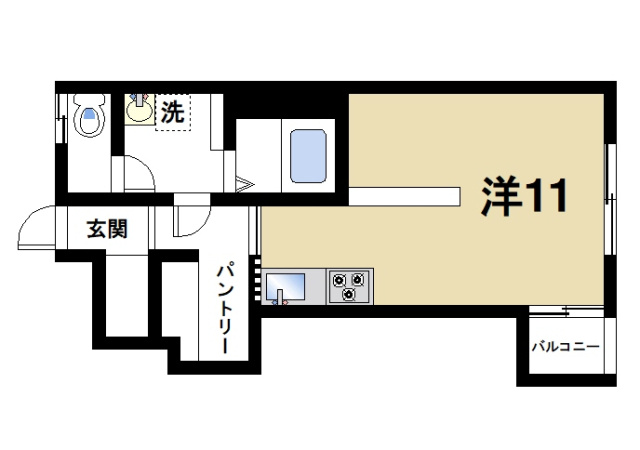 オルボス壱分の間取り図1