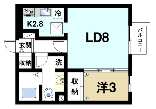サンロイヤル Ⅱの間取り図1