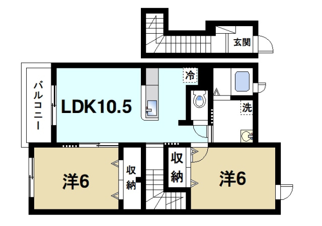 アルカンシエル・ベルの間取り図2
