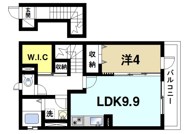 サニーヒルズ山崎新町の間取り図2