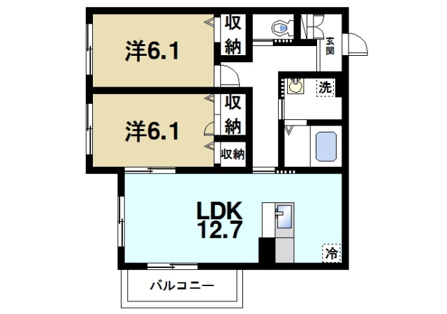 Princess Courtの間取り図3