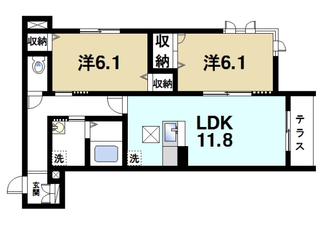 Princess Courtの間取り図2