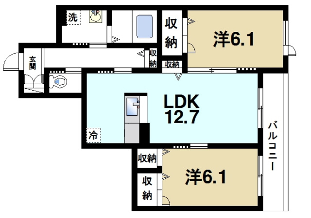 Princess Courtの間取り図5