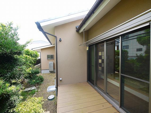 高天市町戸建庭