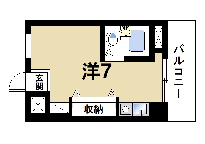 シティパレス21学園前の間取り図3