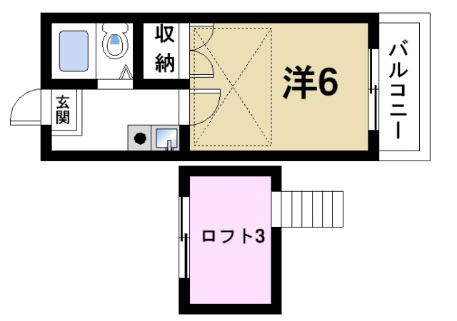 レオ四条大路の間取り図2