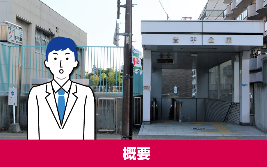 札幌市豊平区にある豊平公園駅の概要
