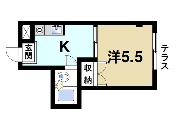 CASA天理の間取り図3