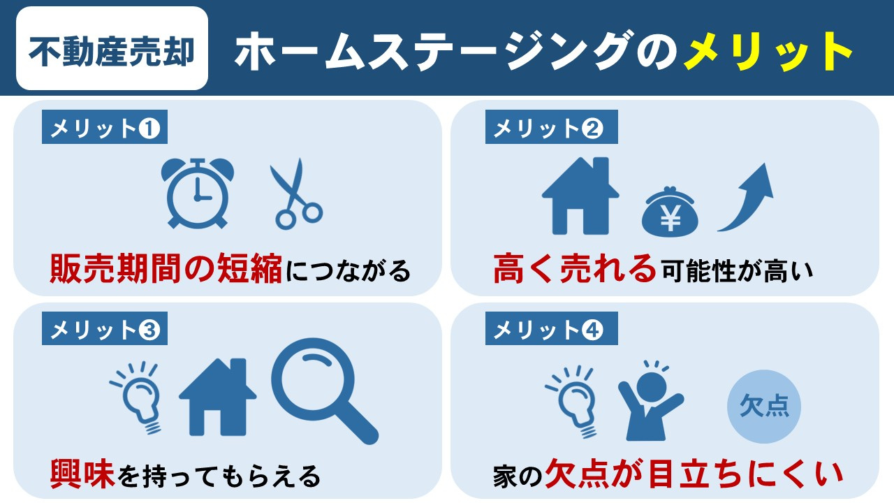 家の売却時にホームステージングを実施するメリット
