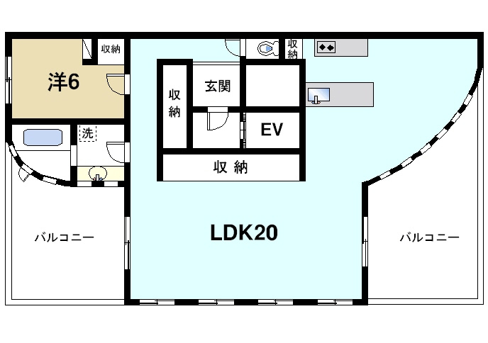 カサ・デル・ソルの間取り図4