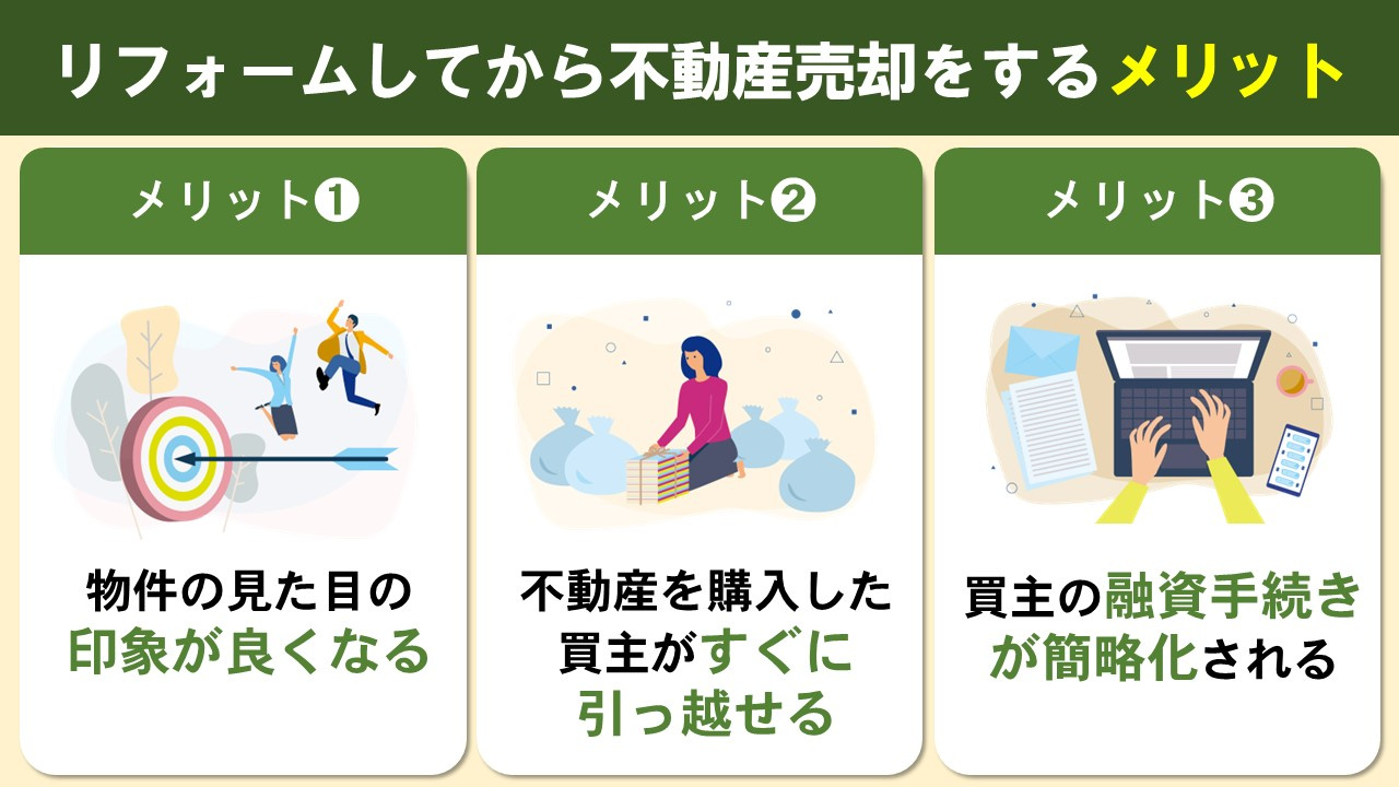 リフォームしてから不動産売却をするメリット・デメリットとは