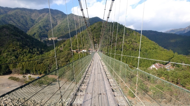 4.谷瀬の吊り橋