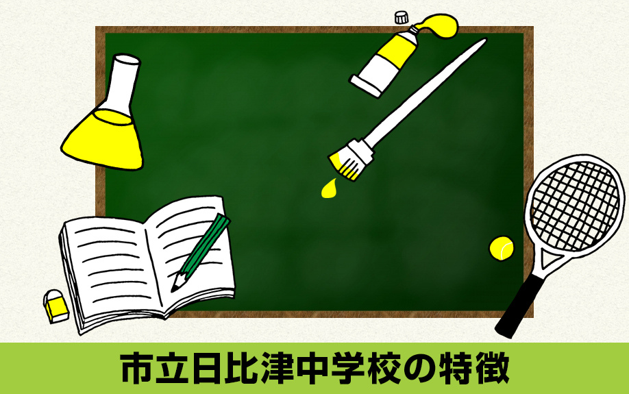 中村区にある名古屋市立日比津中学校の特徴