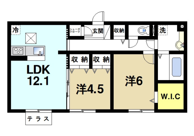 エストレヤの間取り図1