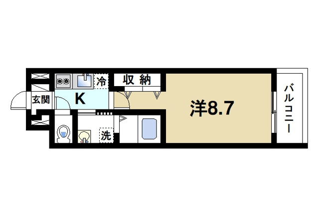 RELA FORTの間取り図2